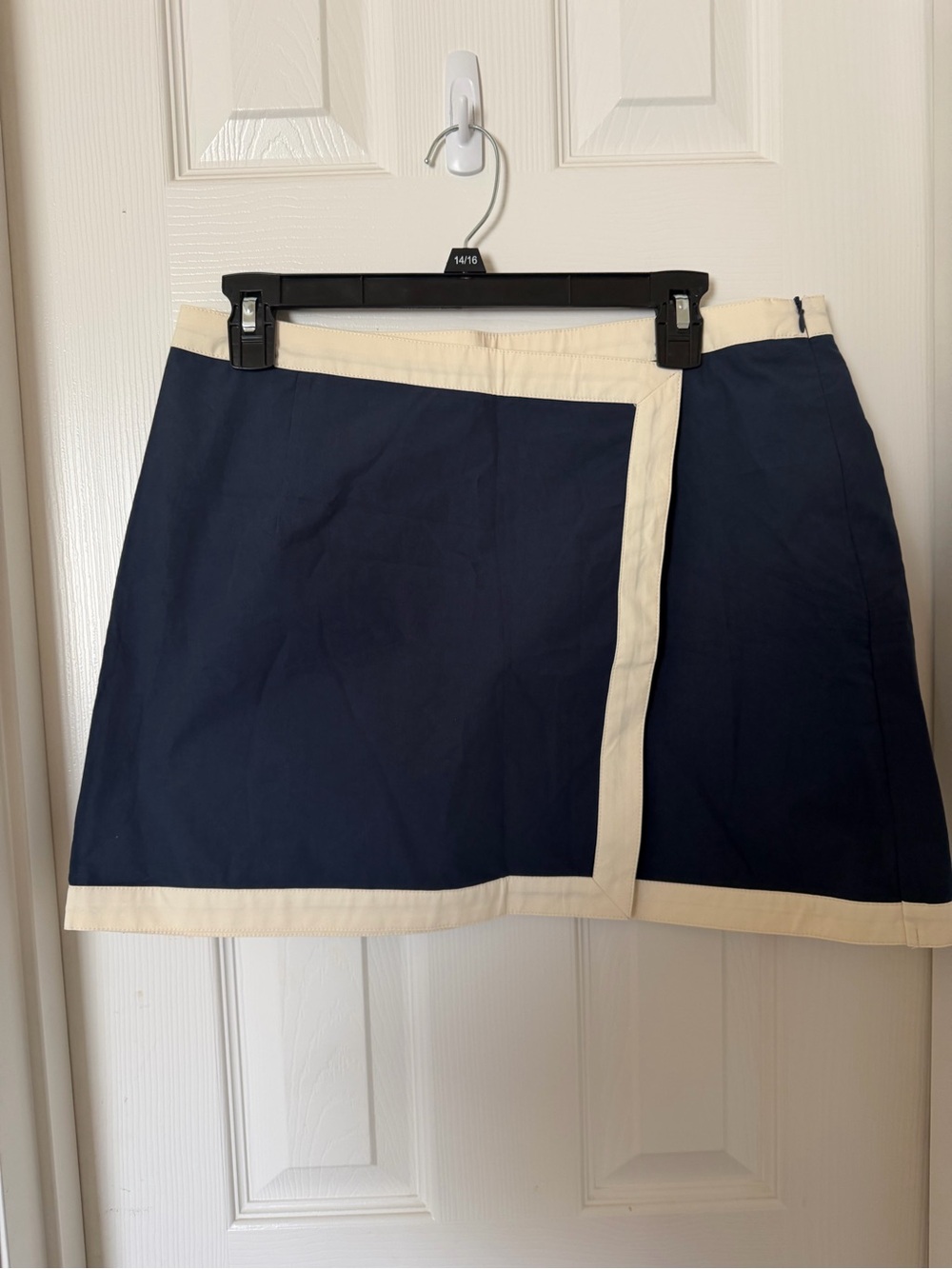 Cotton Contrast Trim Two Piece Skirt Set - Picture 5 of 8